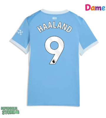 Manchester City Erling Haaland #9 Replika Hjemmebanetrøje Dame 2026-27 Kortærmet
